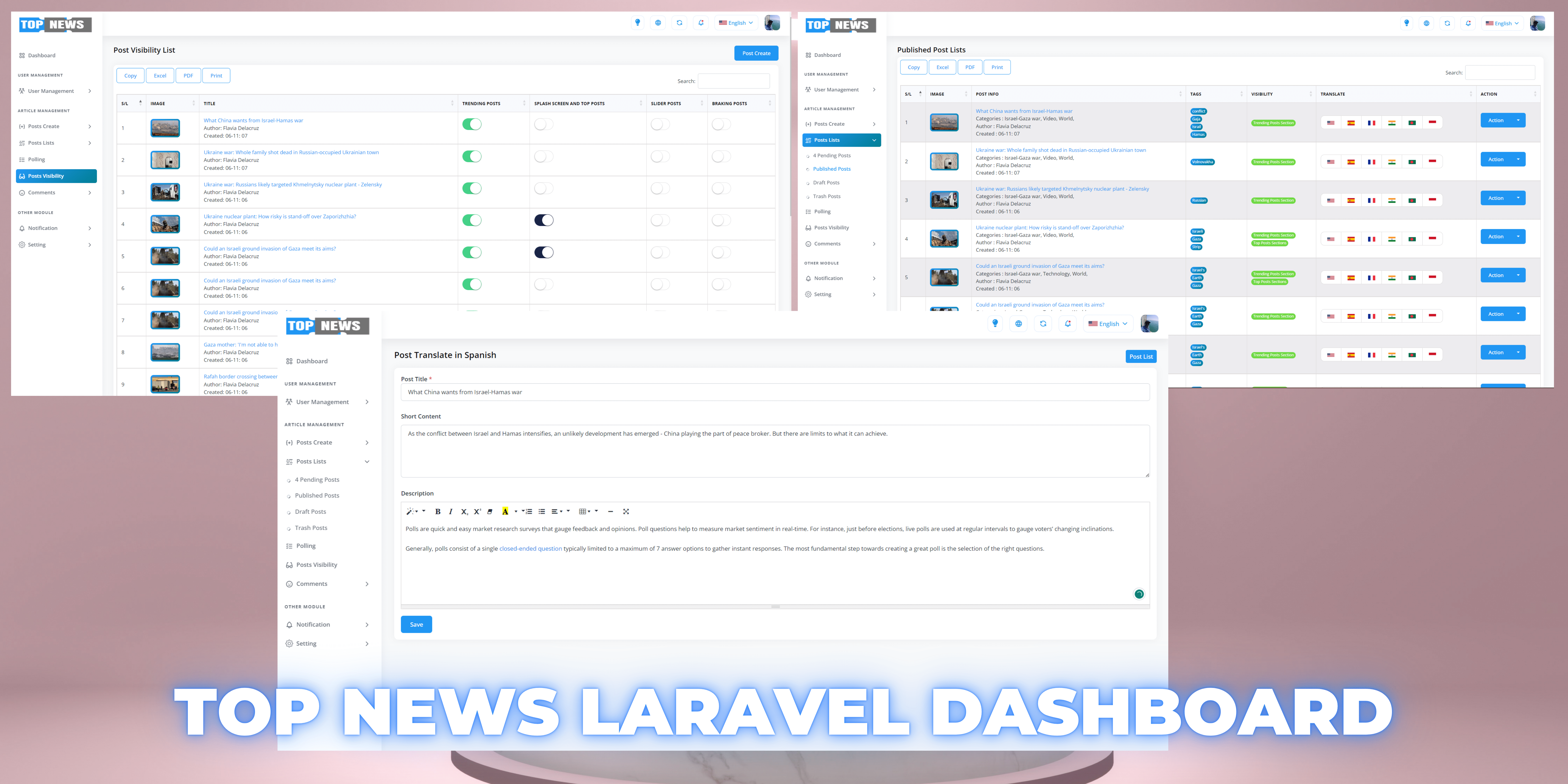 Top News Laravel Dashboard and Flutter Apps - 4